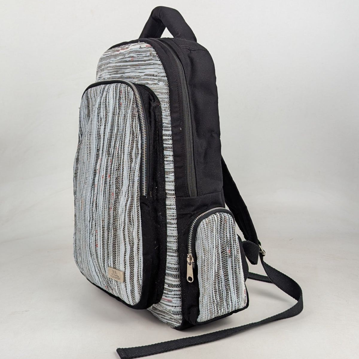 Upcycled Handcrafted Commuter Backpack (CBP0626-003) PS_W