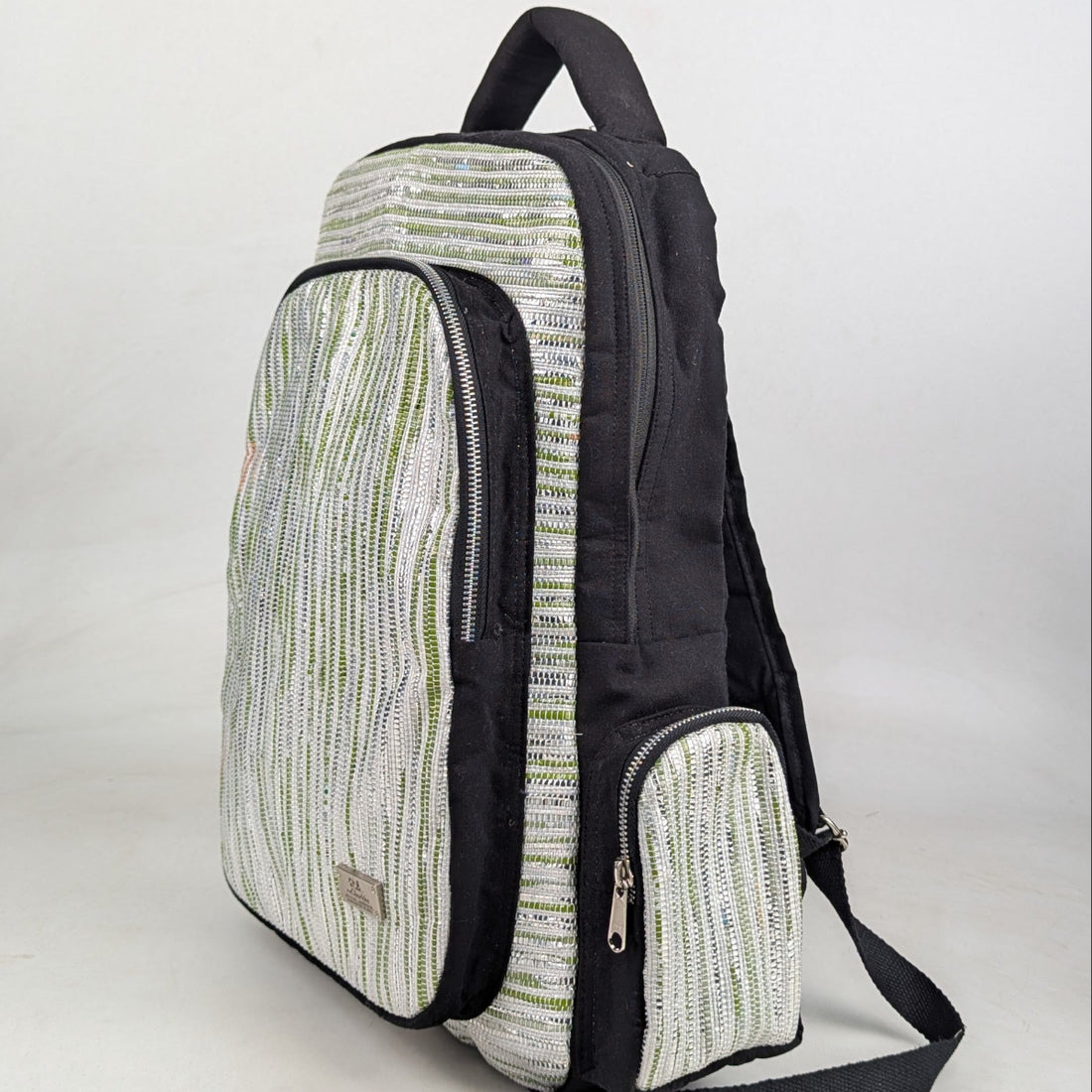 Upcycled Handcrafted Commuter Backpack (CBP0626-004) PS_W