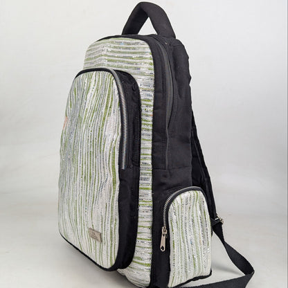 Upcycled Handcrafted Commuter Backpack (CBP0626-004) PS_W