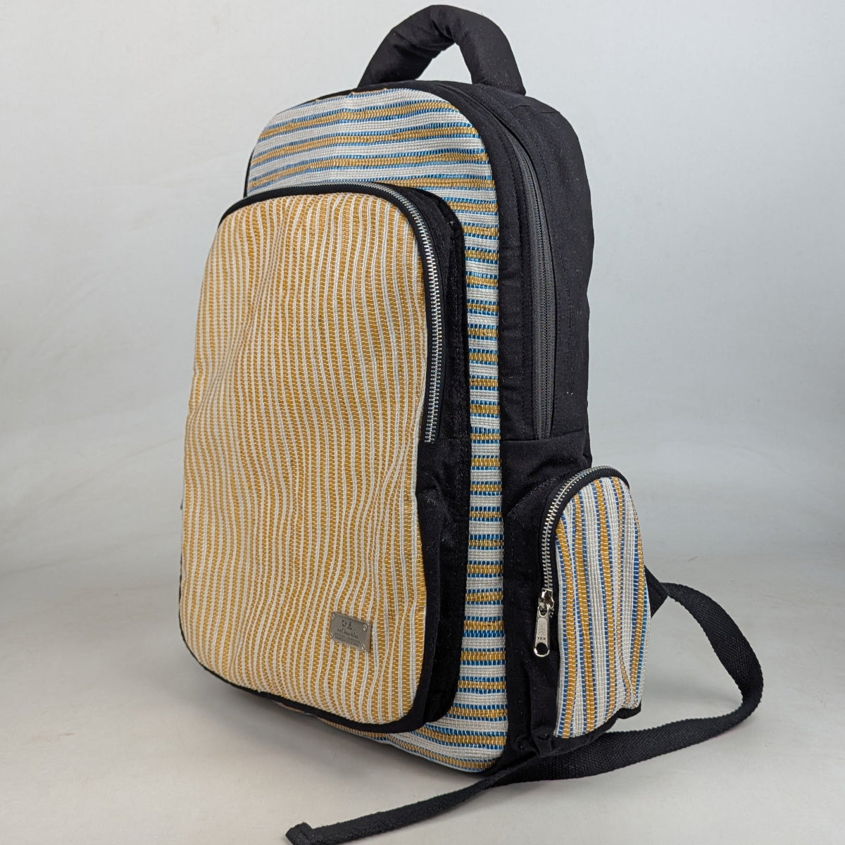 Upcycled Handcrafted Commuter Backpack (CBP0626-007) PS_W
