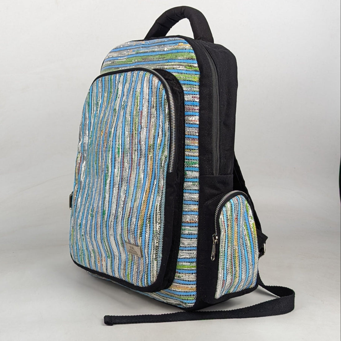 Upcycled Handcrafted Commuter Backpack (CBP0626-009) PS_W