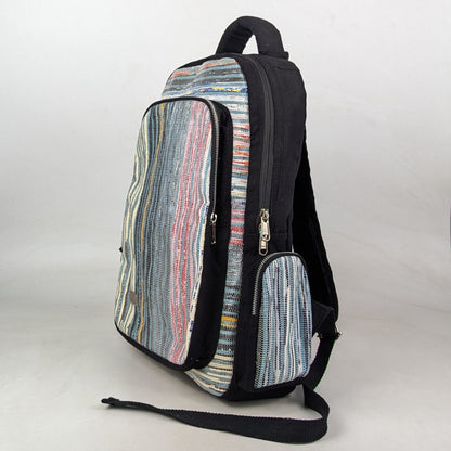 Upcycled Handcrafted Commuter Backpack (CBP0626-010) PS_W