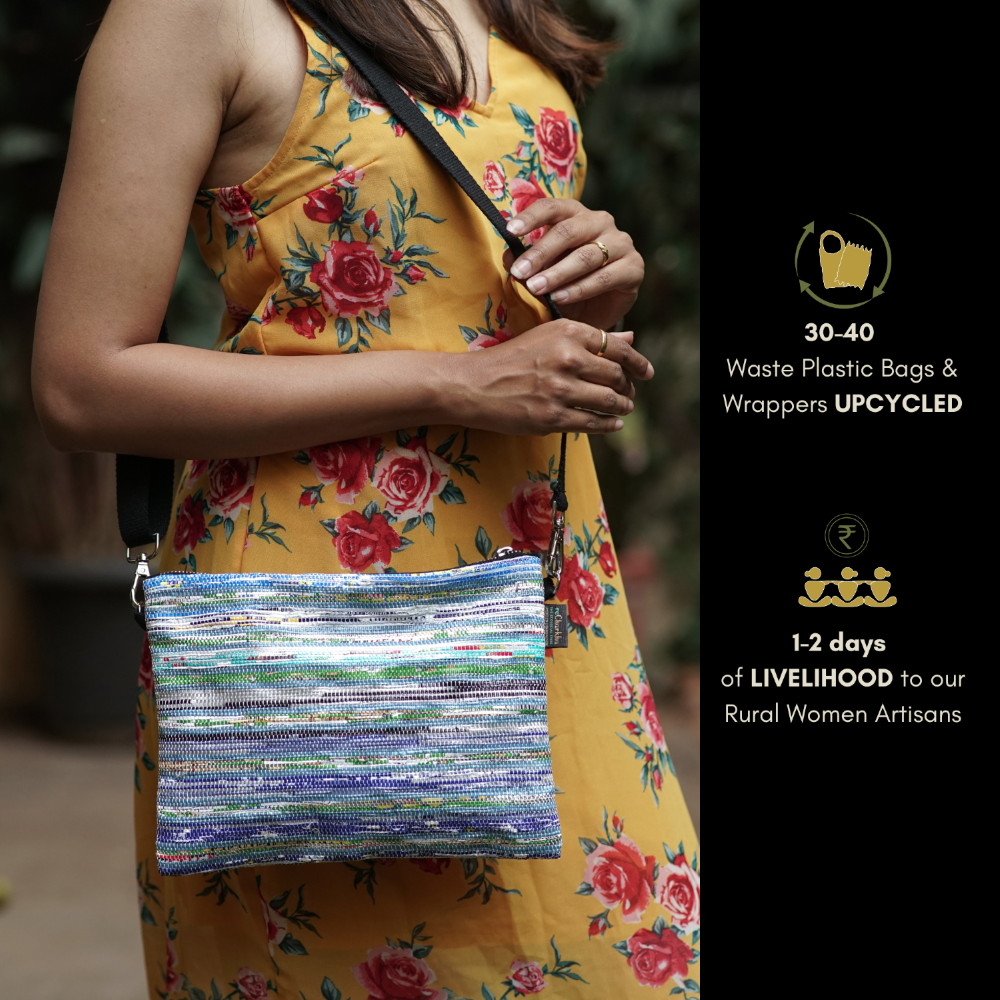 Upcycled Handcrafted Sling Bag (SI0925-001) PS_W