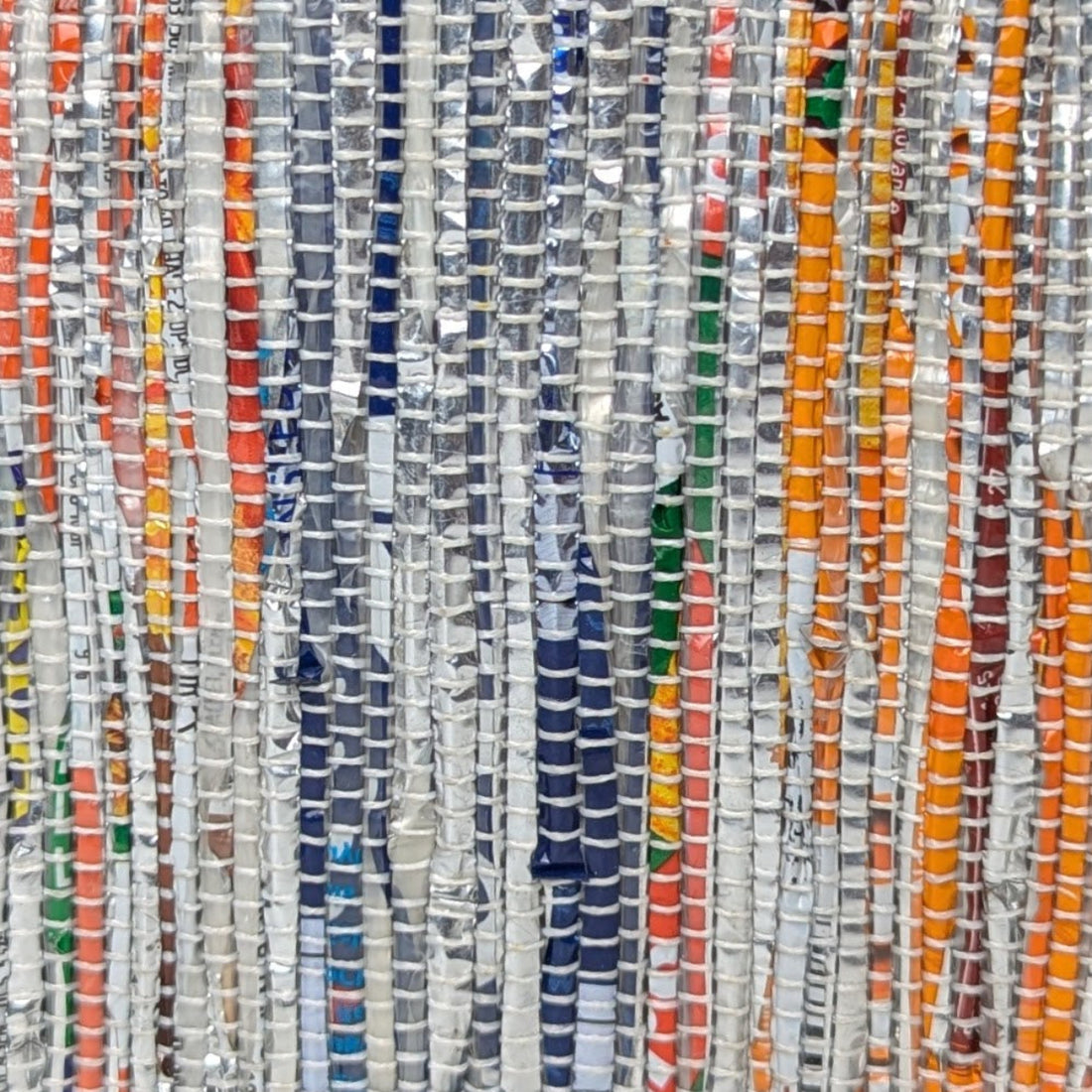 Upcycled Handcrafted Collapsible Storage Basket Small (CSBS0326-012) PS_W