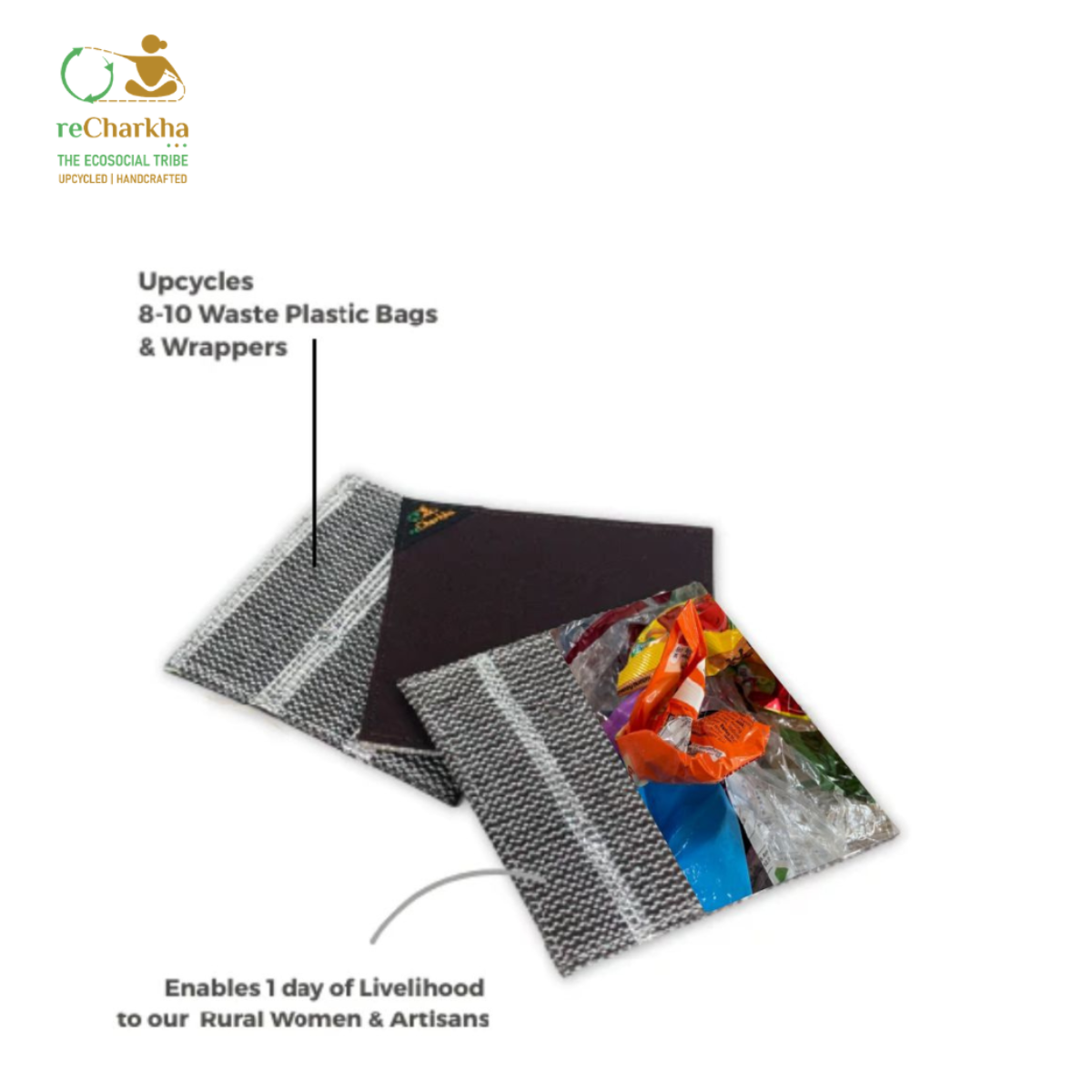 Upcycled Handcrafted Coaster (C0626-005)