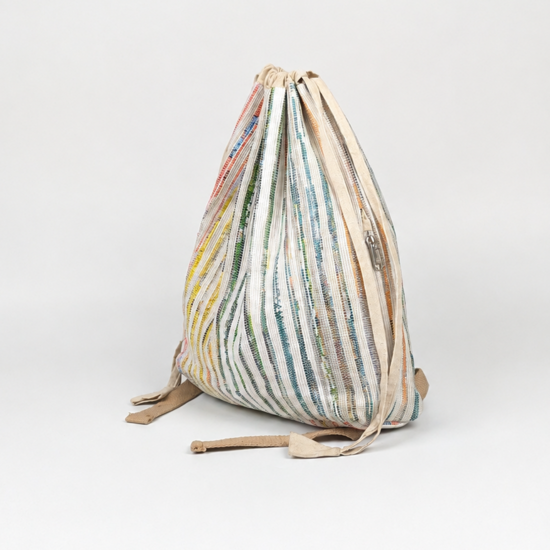 Upcycled Handcrafted Light Backpack (NLBP0826-009)