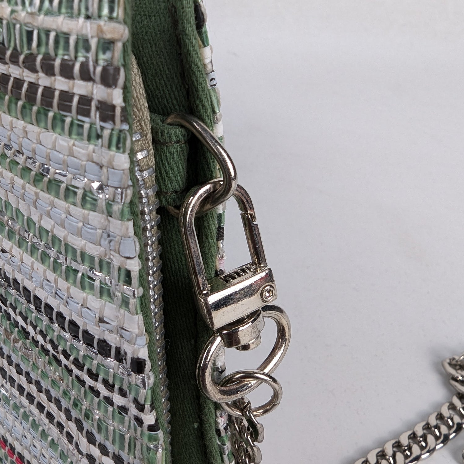 Upcycled Handcrafted Trapeze Clutch (TC1225-003)