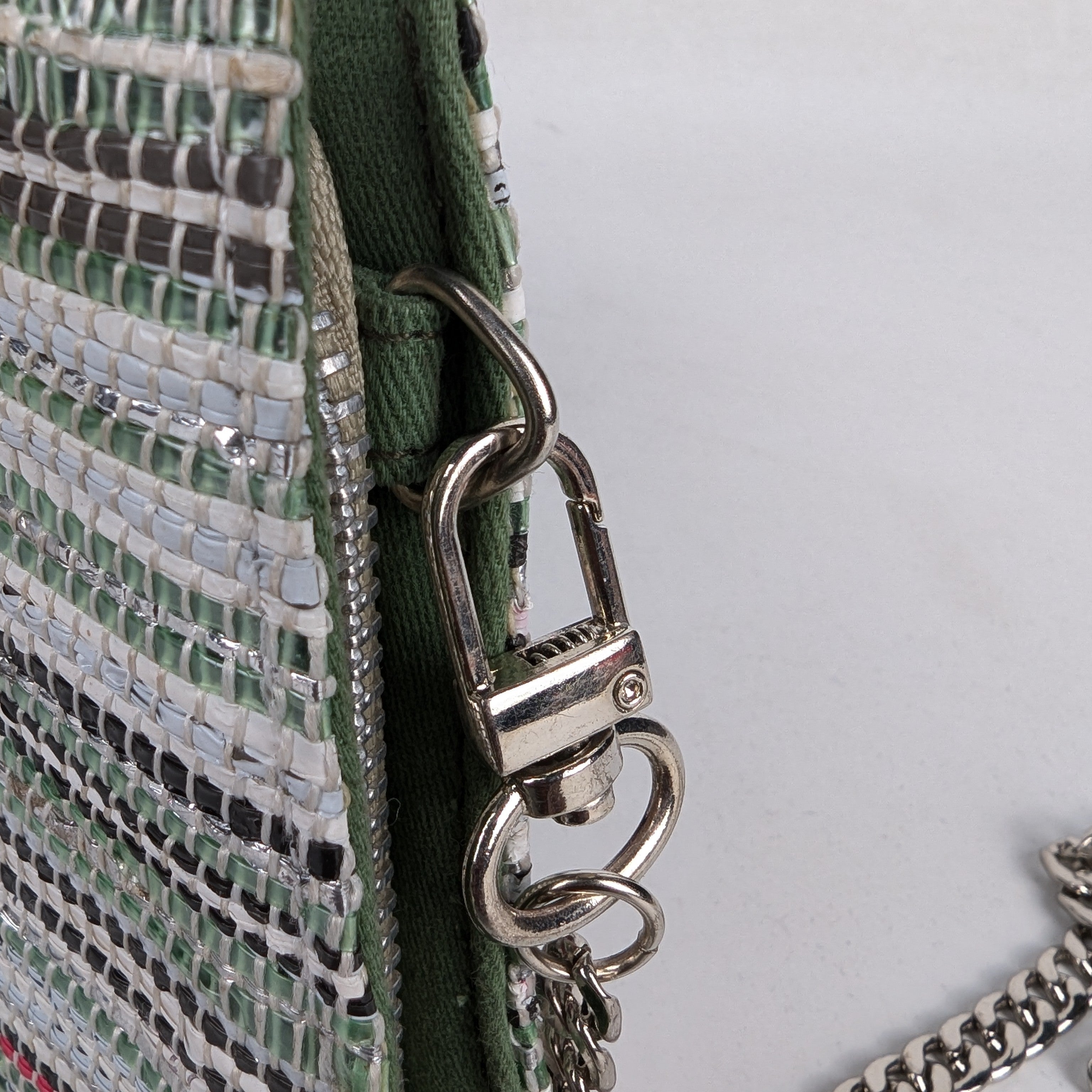 Upcycled Handcrafted Trapeze Clutch (TC1225-003)
