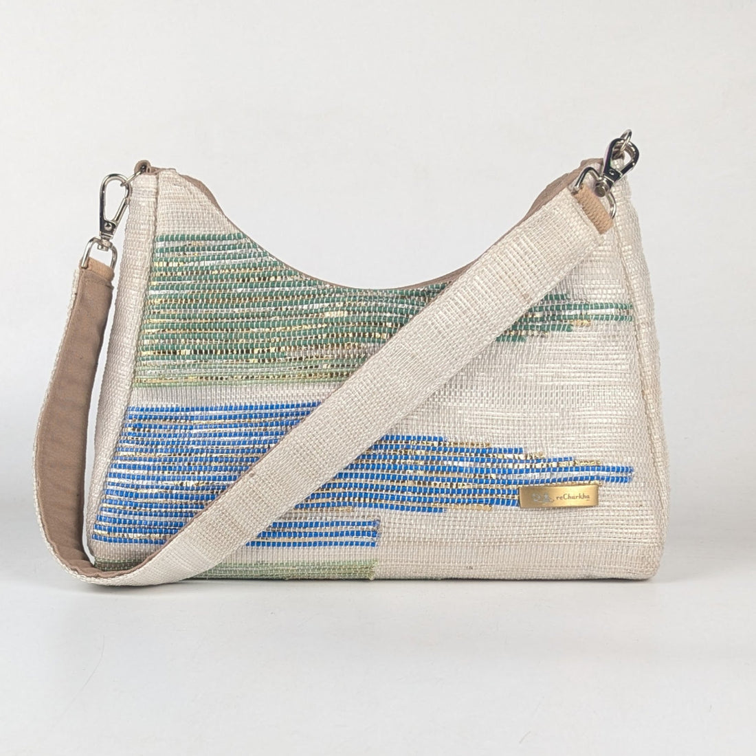 Upcycled Handcrafted Designer Baguette Bag (BTBD0625-001) PS_W