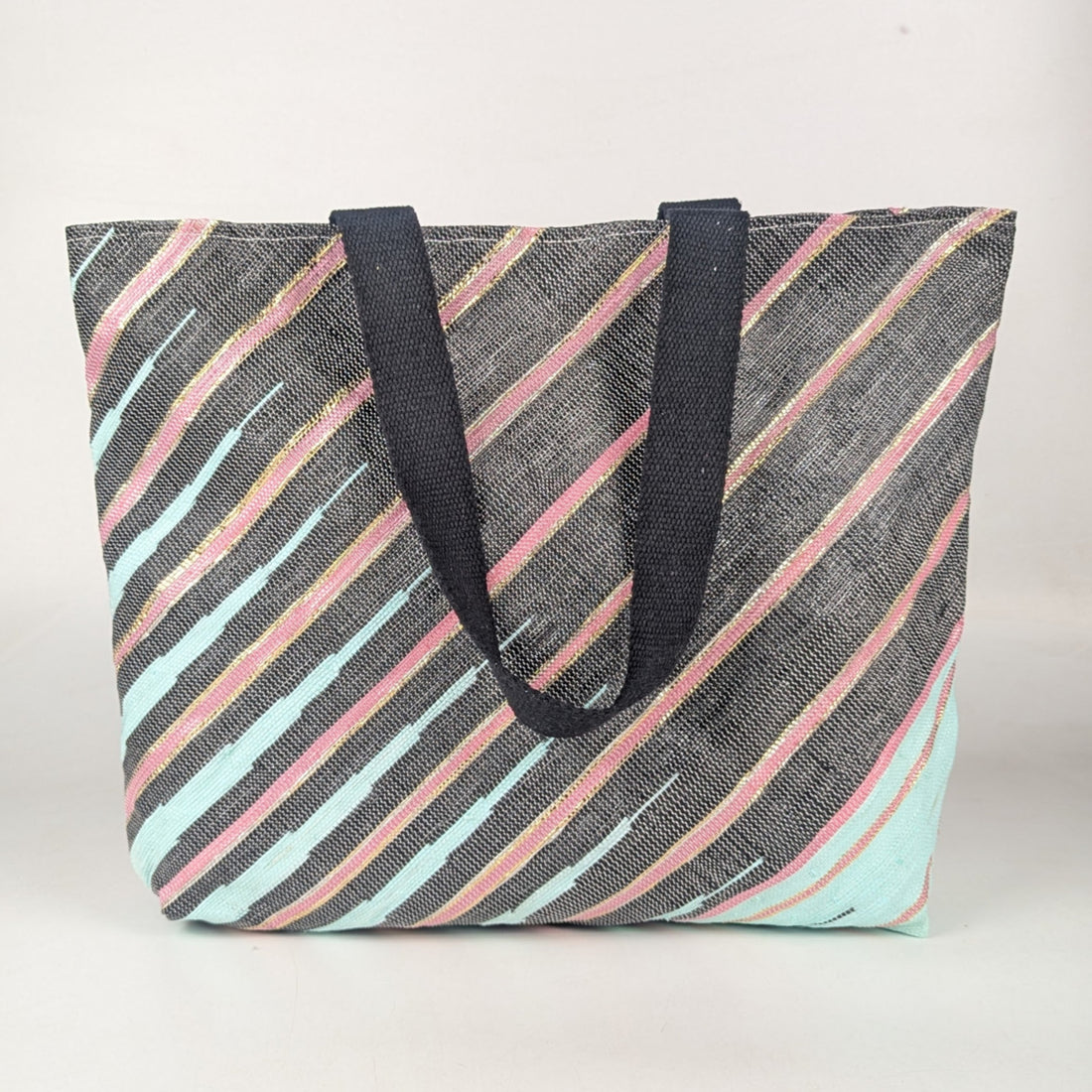 Upcycled Handcrafted Designer Beach Bag (BBD0625-003) PS_W