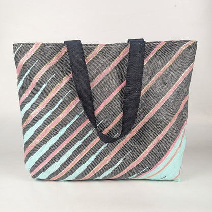 Upcycled Handcrafted Designer Beach Bag (BBD0625-003) PS_W