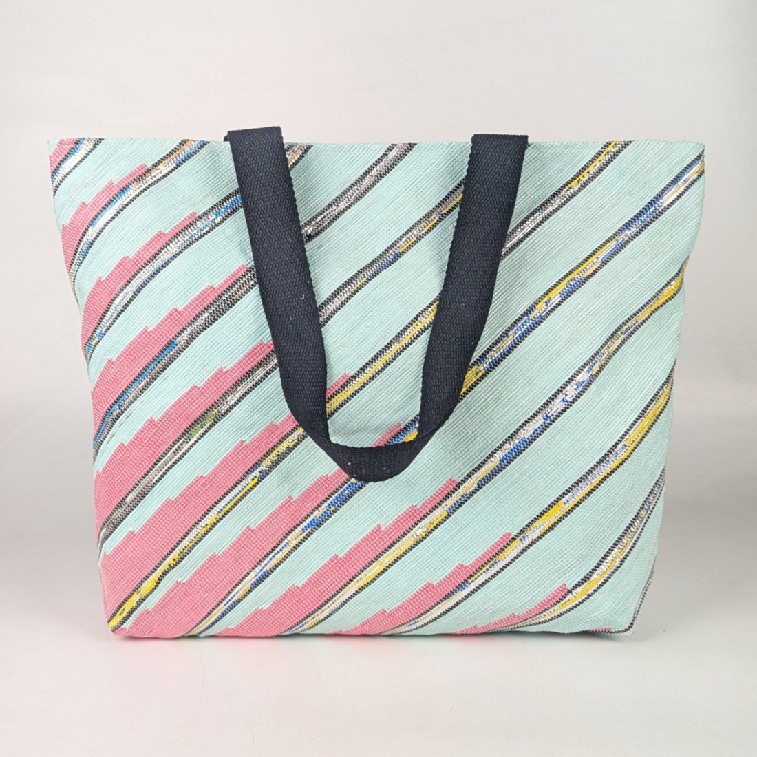 Upcycled Handcrafted Designer Beach Bag (BBD0625-004) PS_W