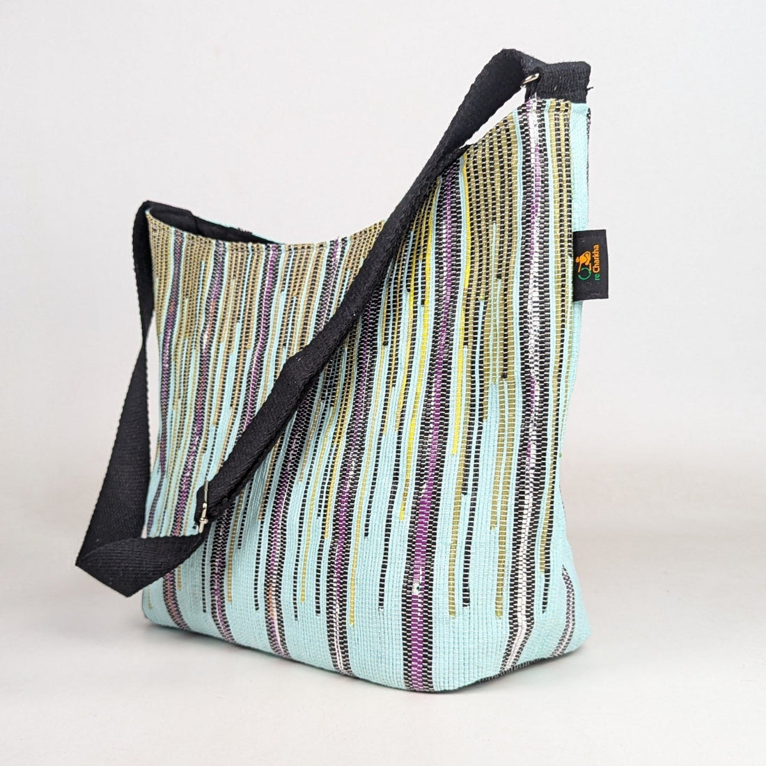 Upcycled Handcrafted Designer Eclipse Jhola Tote (EJD0226-009) PS_W