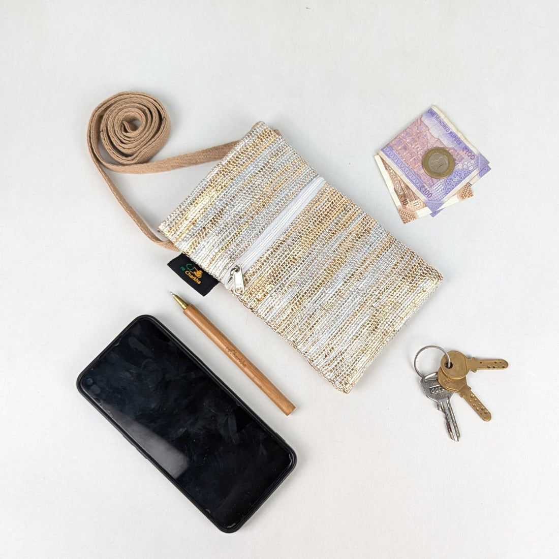 Exclusive Upcycled Handcrafted Mobile Sling (MSL0626-026) PS_W 