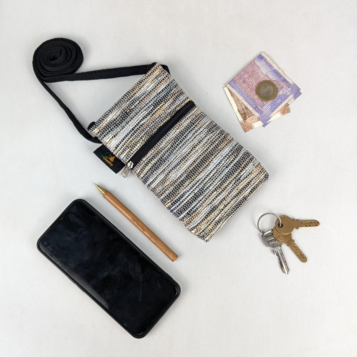 Exclusive Upcycled Handcrafted Mobile Sling (MSL0626-027) PS_W 