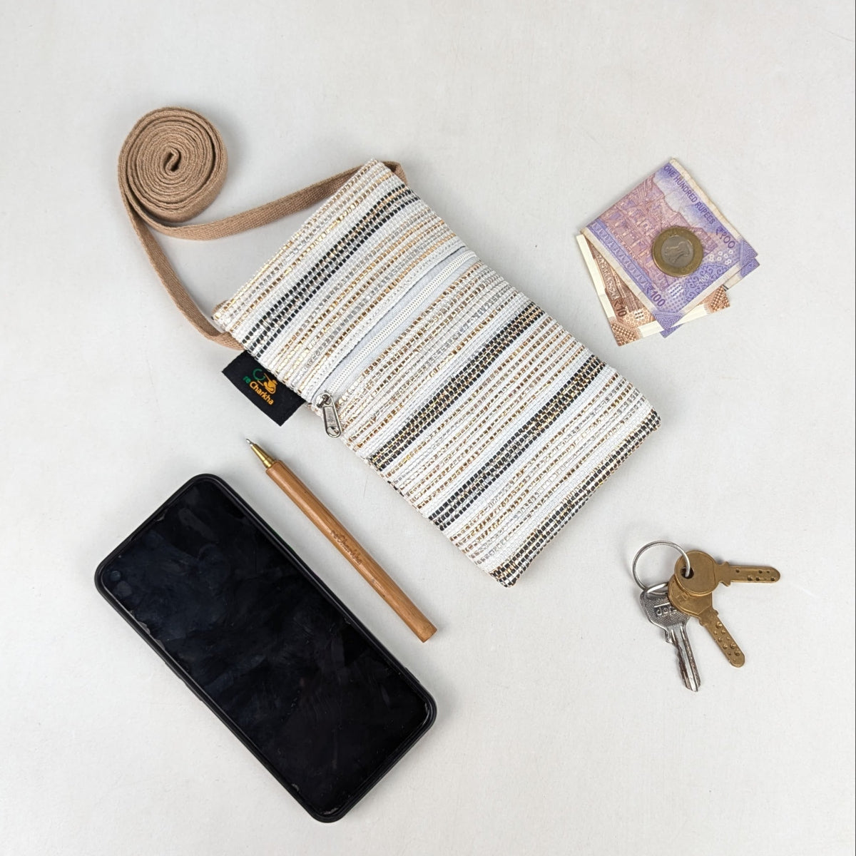 Exclusive Upcycled Handcrafted Mobile Sling (MSL0626-028) PS_W 