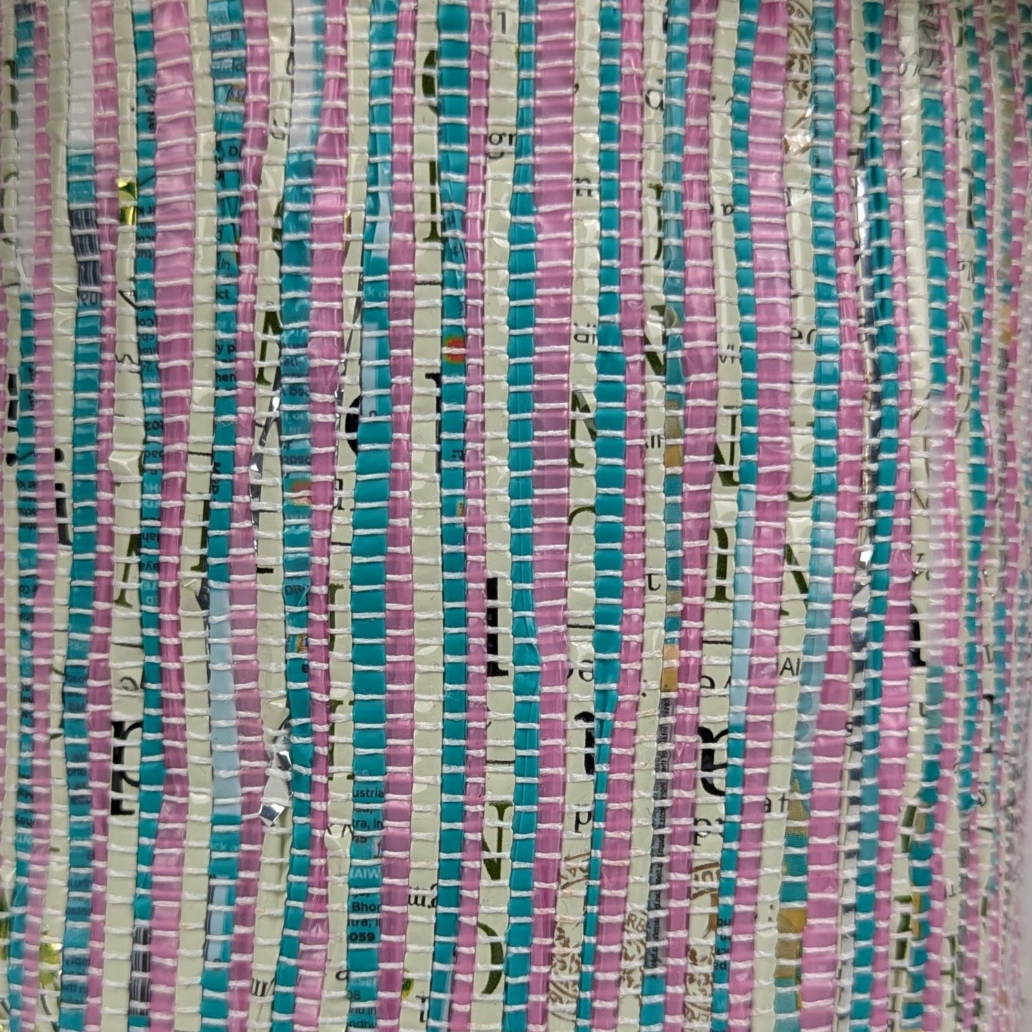 Handwoven Upcycled Small Grow Pot (GPS0526-004) PS_W
