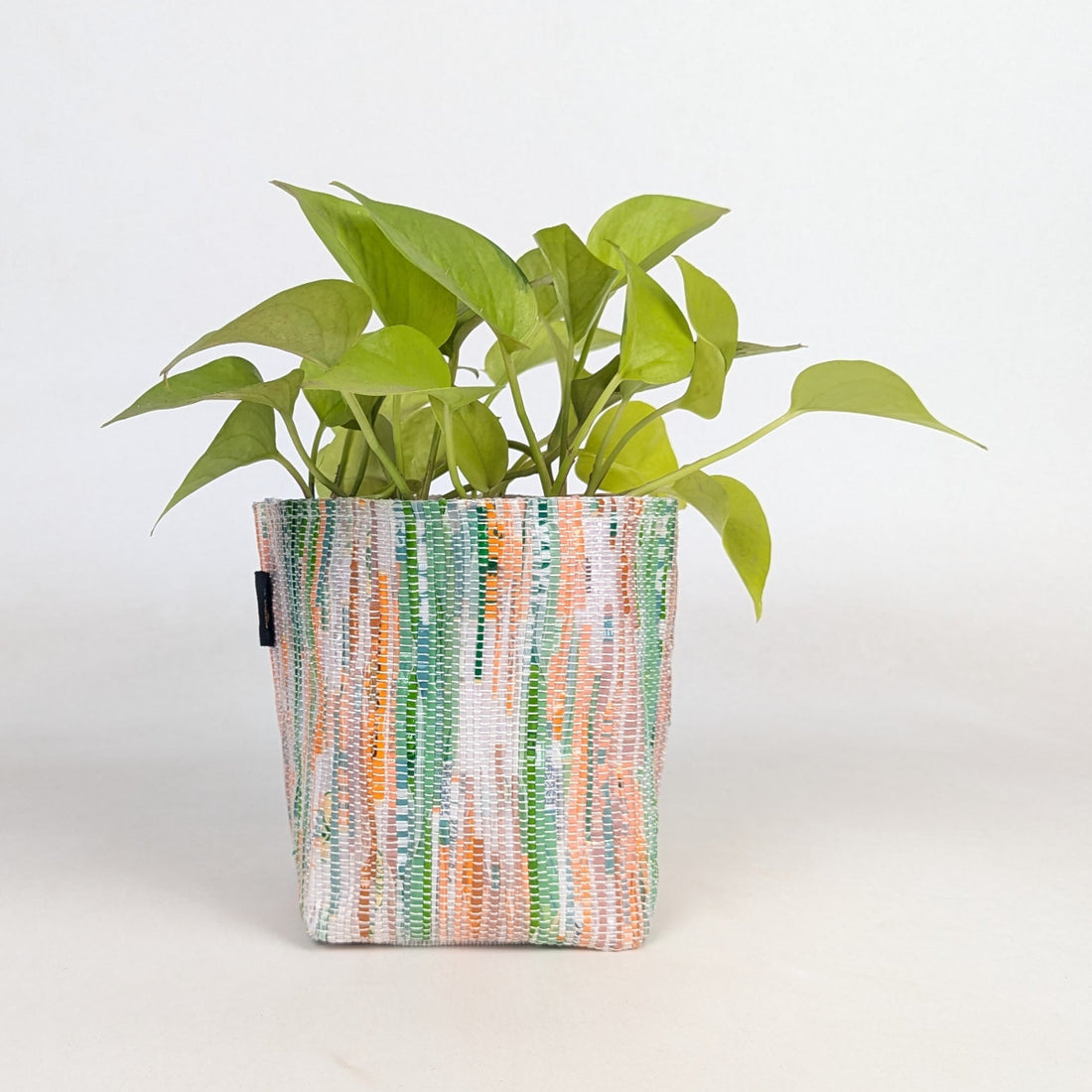 Handwoven Upcycled Small Grow Pot (GPS0226-006) PS_W