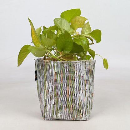 Handwoven Upcycled Small Grow Pot (GPS0526-011) PS_W