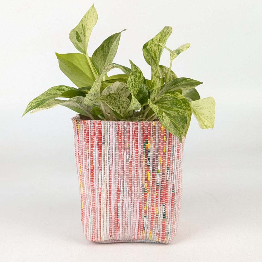 Handwoven Upcycled Small Grow Pot (GPS1125-004) PS_W