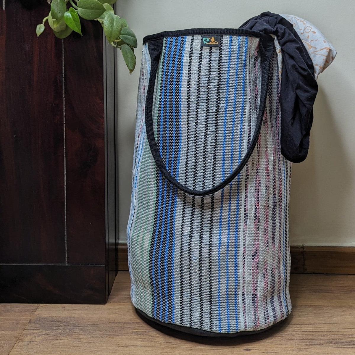 Upcycled Handcrafted Laundry Bag (LBG0626-006) PS_W