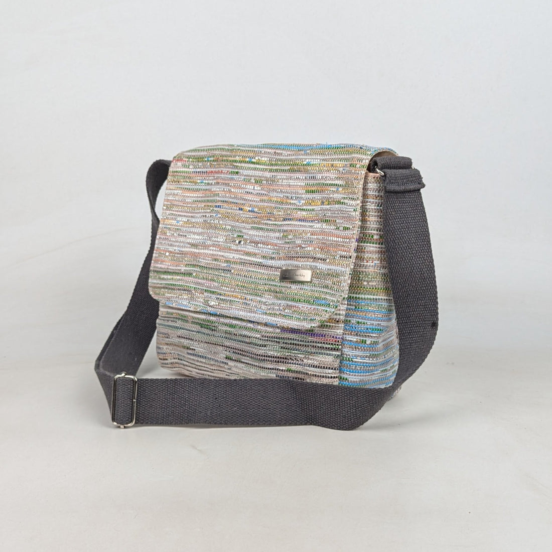 Upcycled Handcrafted Messenger Bag (MB0626-006) PS_W