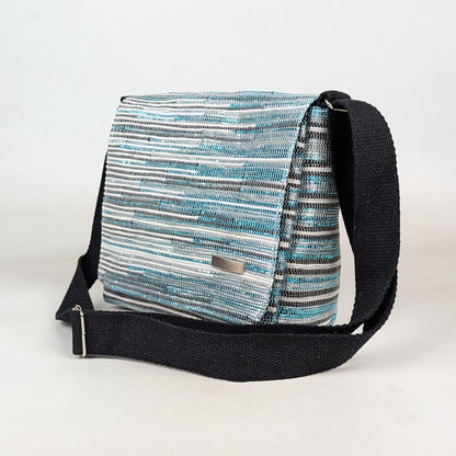 Upcycled Handcrafted Designer Messenger Bag (MBD0326-002) PS_W