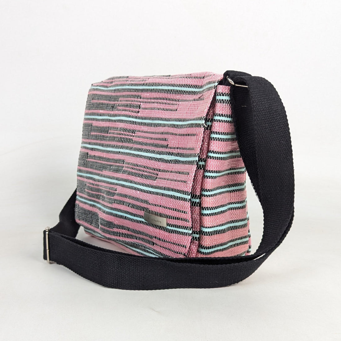 Upcycled Handcrafted Designer Messenger Bag (MBD0526-005) PS_W