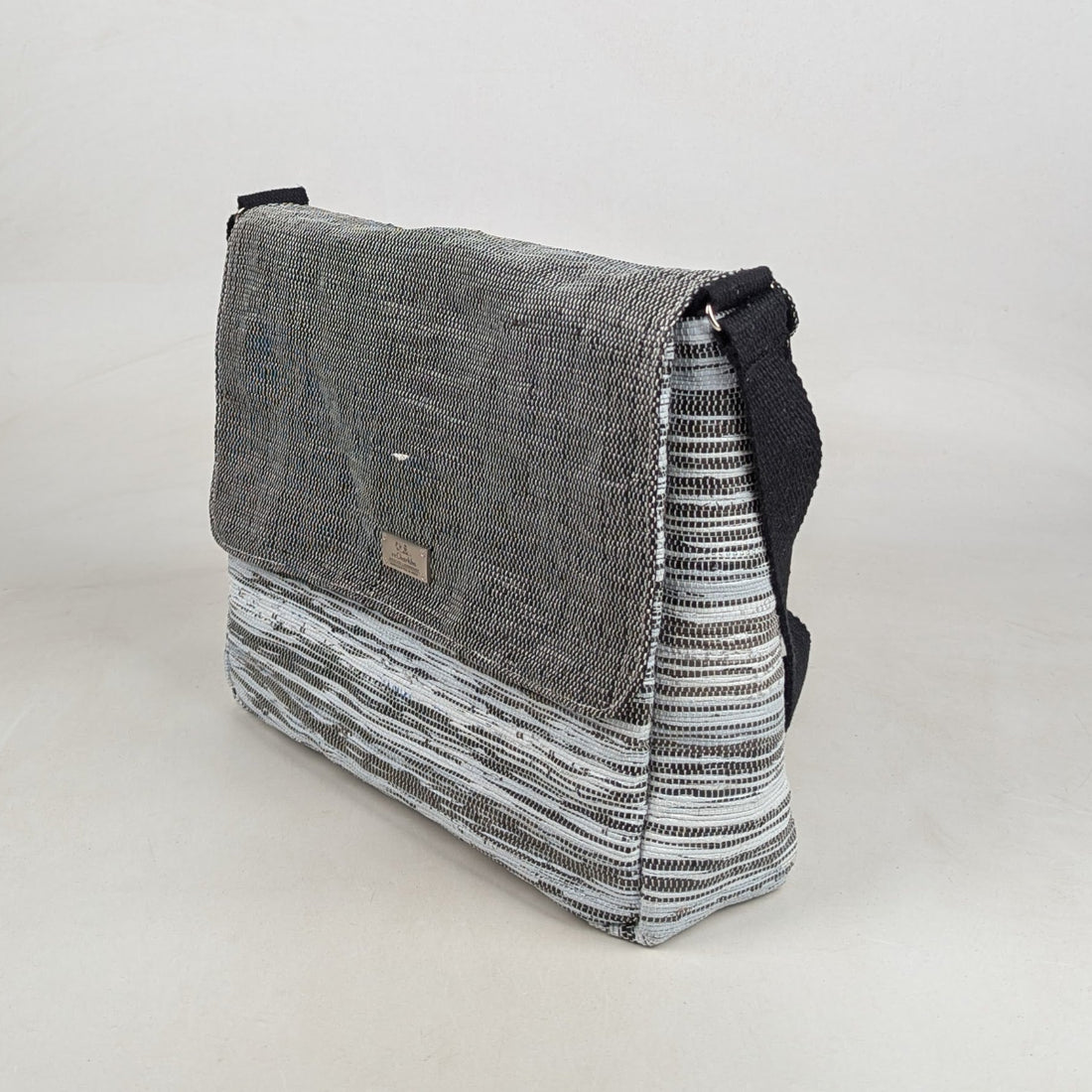 Upcycled Handcrafted Executive Messenger Laptop Bag (MLB0726-003)