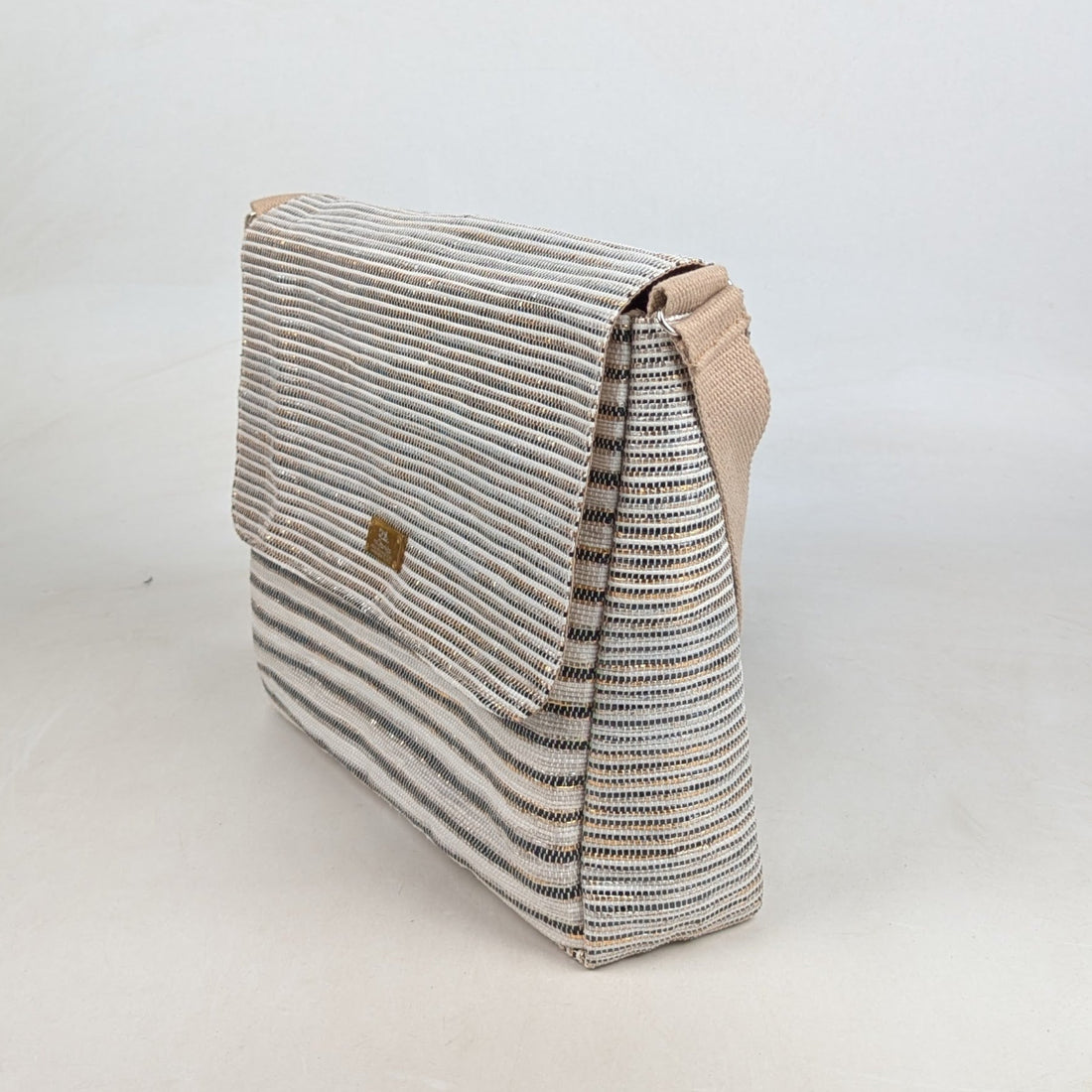 Upcycled Handcrafted Executive Messenger Laptop Bag (MLB0726-005)