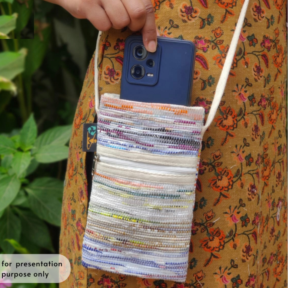 Upcycled Handcrafted Mobile Sling (MSL0626-006) PS_W