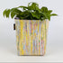 Multicolored Handwoven Upcycled Small Grow Pot (GPS0125-003) PS_W