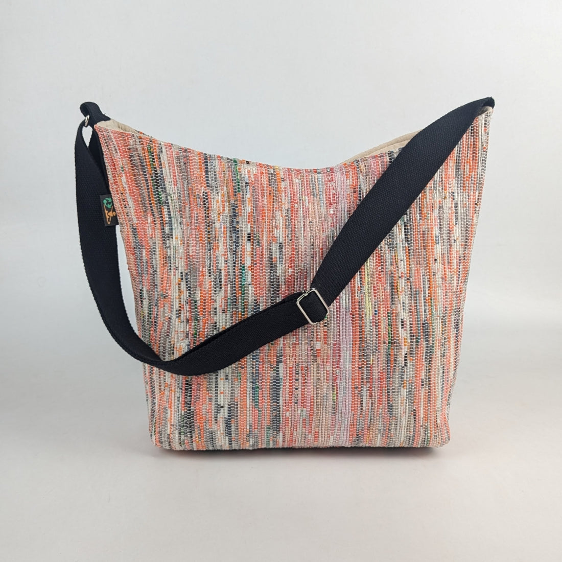 Multicolored Upcycled Handwoven Eclipse Jhola Tote (EJ0325-006) PS_W