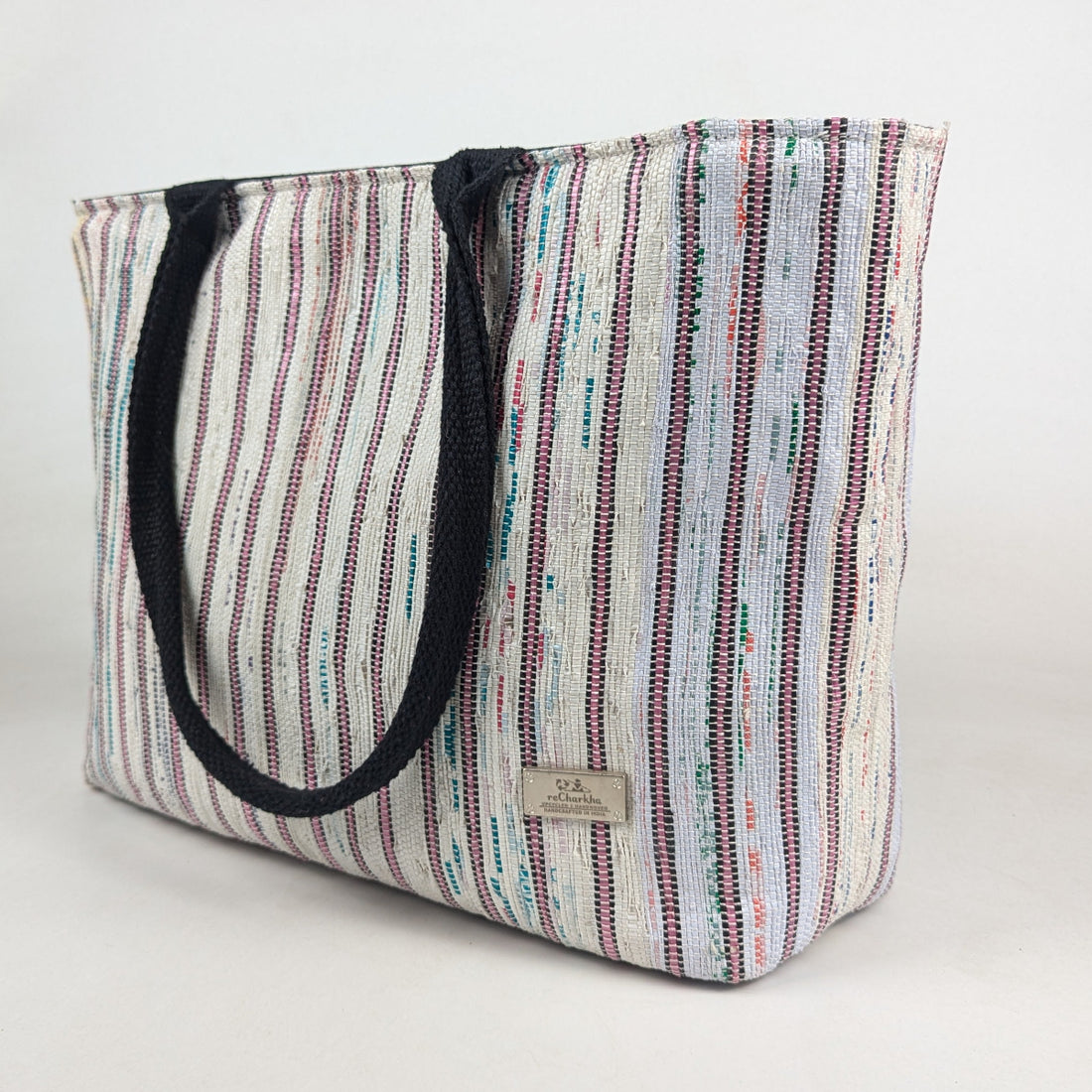 Upcycled Handcrafted Office Tote (OT0326-002) PS_W