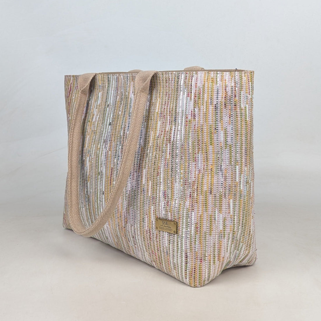 Upcycled Handcrafted Office Tote (OT0626-008) PS_W