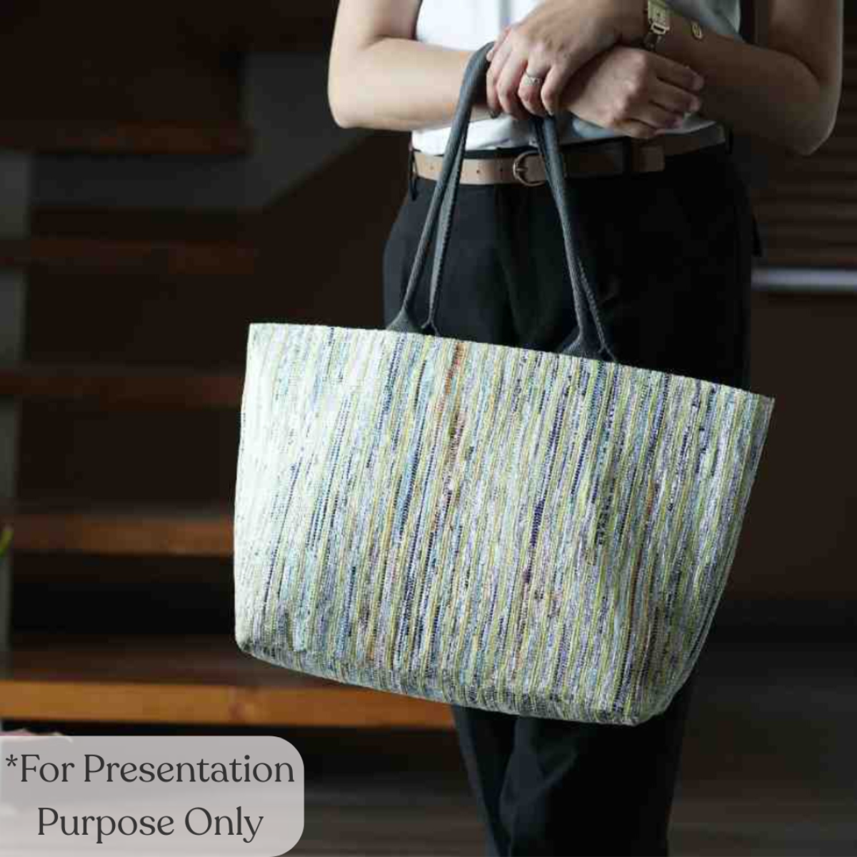 Upcycled Handcrafted Office Tote (OT0426-013)