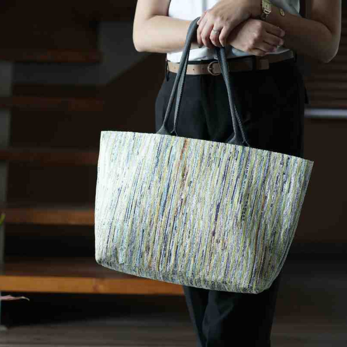 Upcycled Handcrafted Designer Office Tote (OTD0326-009)