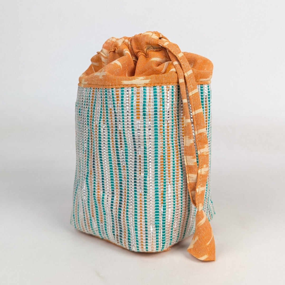 Upcycled Handwoven Potli Bag (P0226-009) PS_W