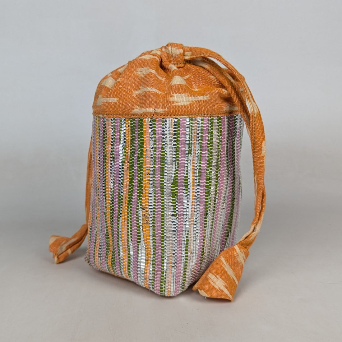 Upcycled Handwoven Potli Bag (P0326-006) PS_W