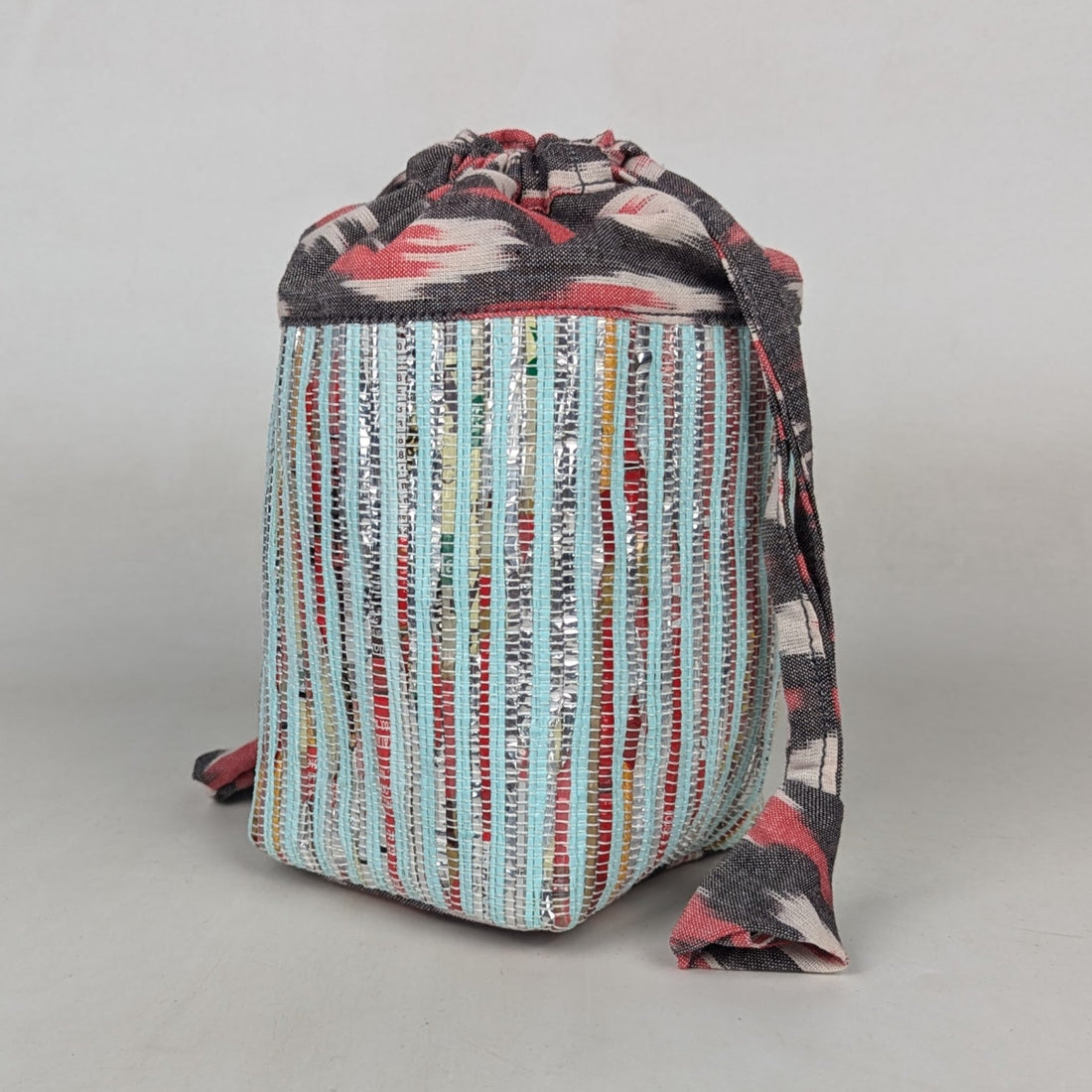 Upcycled Handwoven Potli Bag (P0326-012) PS_W