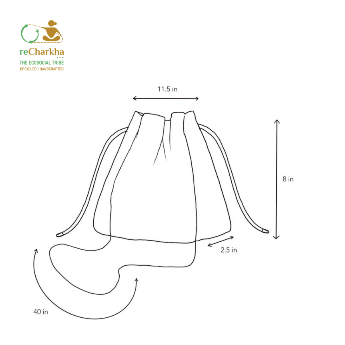 Upcycled Handcrafted Potli Sling (PS0626-002)