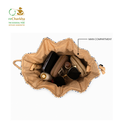 Upcycled Handcrafted Potli Sling (PS0626-002)
