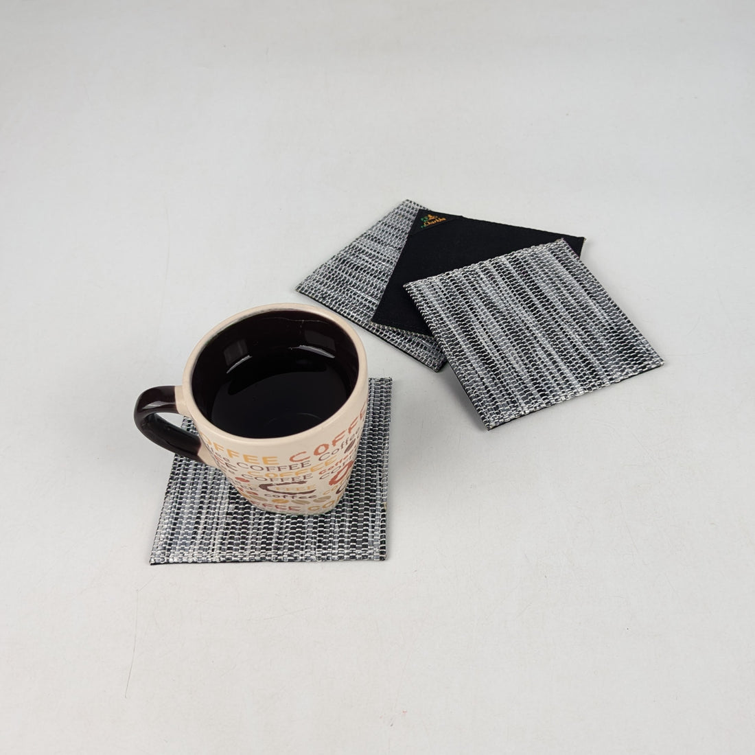 Upcycled Handcrafted Coaster (C0725-013) PS_W