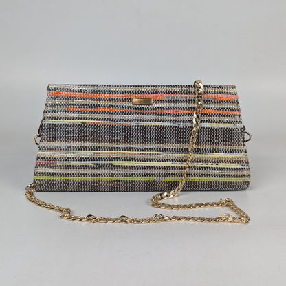 Upcycled Handcrafted Trapeze Clutch (TC0825-007) PS_W
