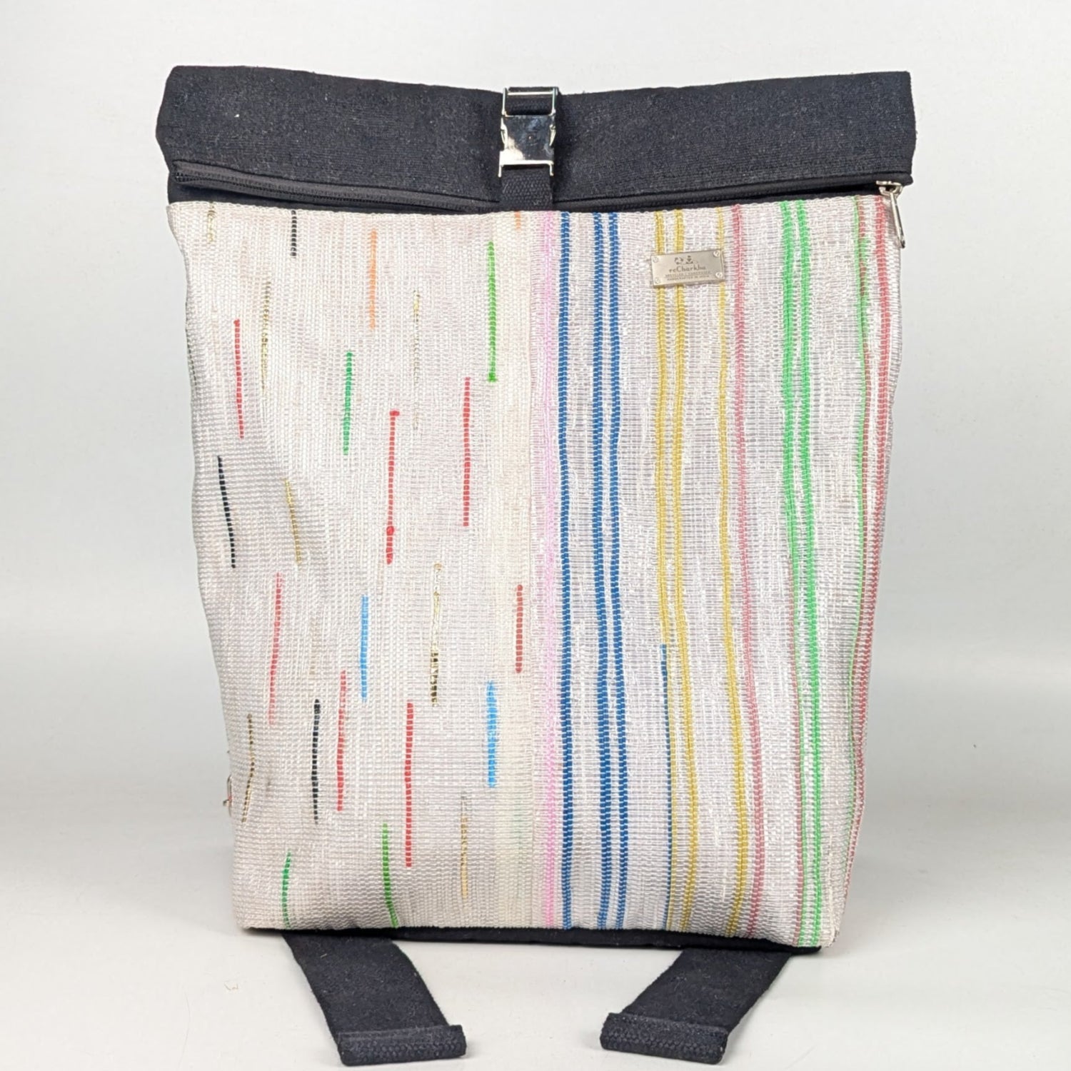 Upcycled Handcrafted Spartan Backpack (SBP0925-020) PS_W