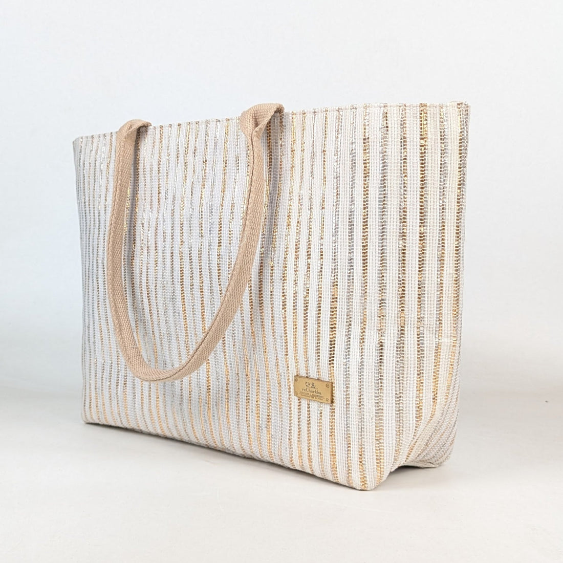 Upcycled Handcrafted Office Tote (OT0426-010)PS_W