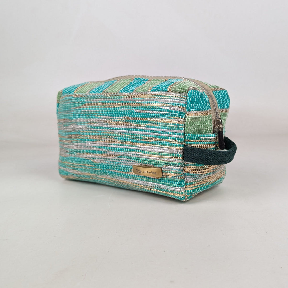 Upcycled Handcrafed Travel Pouch (TK0426-009) PS_W