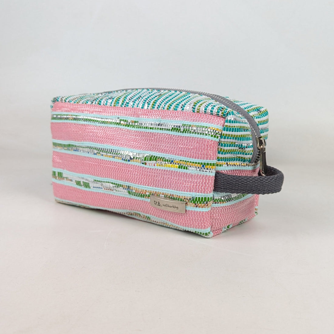 Upcycled Handcrafed Travel Pouch (TK0426-006) PS_W