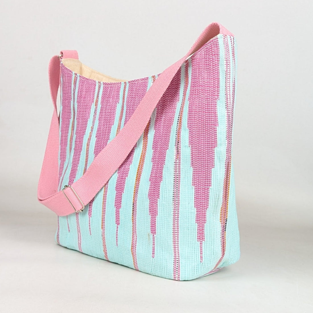 Upcycled Handcrafted Designer Eclipse Jhola Tote (EJD0426-010) PS_W