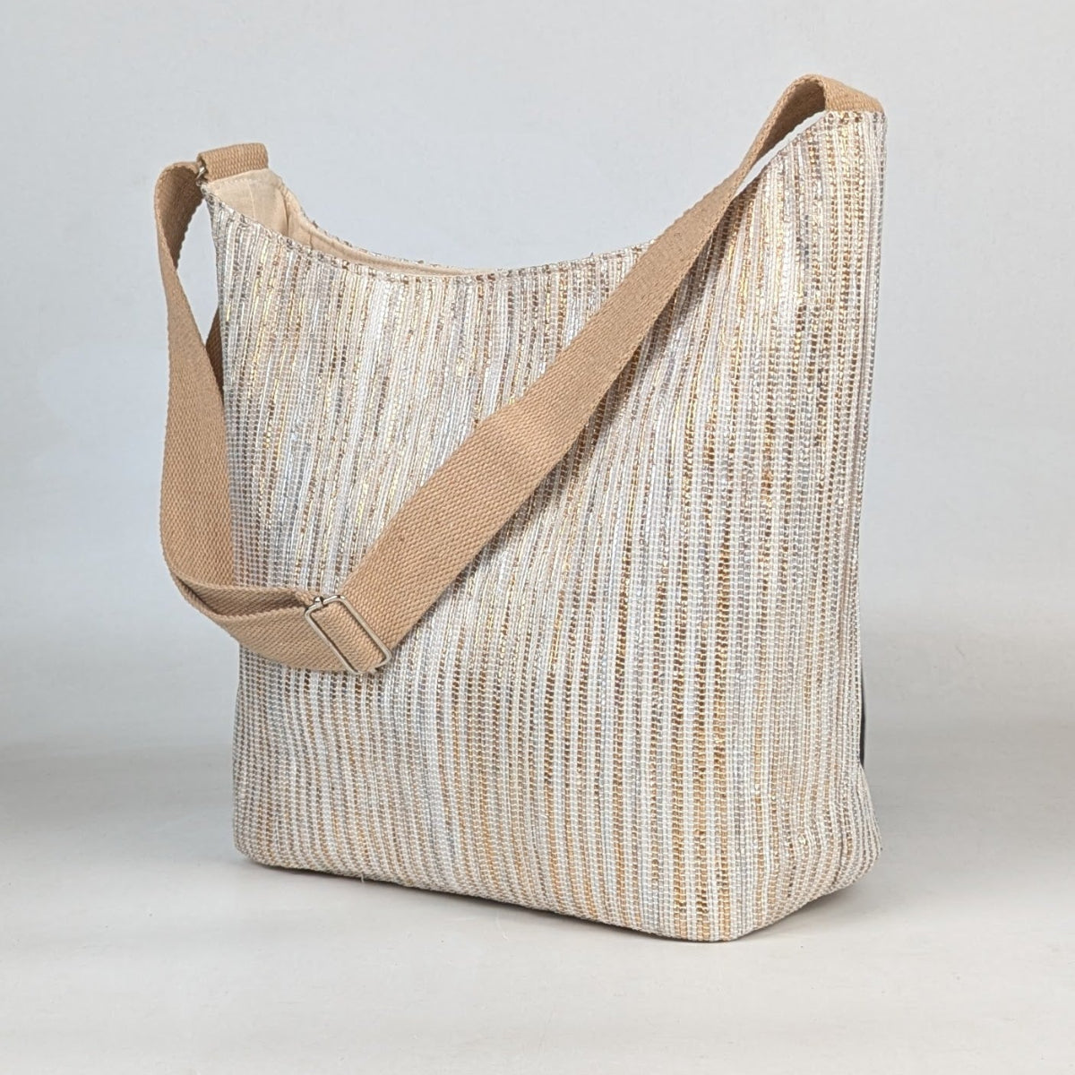 Upcycled Handcrafted Eclipse Jhola Tote (EJ0426-002) PS_W